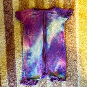 Little Sleepies Purple Watercolor Shorties